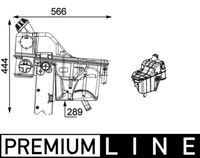 MAHLE CRT54000P - Depósito compensación, refrigerante - BEHR *** PREMIUM LINE ***