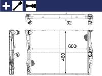 MAHLE CR1087000S - Radiador, refrigeración del motor - BEHR