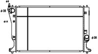 MAHLE CR1080000S - Clase de caja de cambios: para caja de cambios manual<br>Equipamiento de vehículo: para vehículos con/sin climatización<br>año construcción desde: 03/2006<br>Material: Aluminio<br>Material: Plástico<br>Longitud de red [mm]: 625<br>Ancho de red [mm]: 405<br>Profundidad de red [mm]: 36<br>