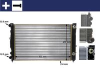 MAHLE CR132000S - Radiador, refrigeración del motor - BEHR