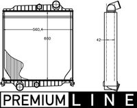 MAHLE CR1224000P - Radiador, refrigeración del motor - BEHR *** PREMIUM LINE ***