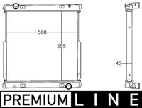 MAHLE CR1216000P - Radiador, refrigeración del motor - BEHR *** PREMIUM LINE ***