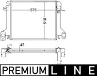 MAHLE CR1217000P - Radiador, refrigeración del motor - BEHR *** PREMIUM LINE ***