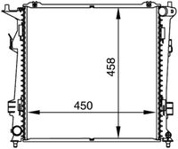 MAHLE CR1367000P - Radiador, refrigeración del motor - BEHR *** PREMIUM LINE ***