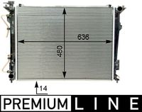 MAHLE CR1338000P - Radiador, refrigeración del motor - BEHR *** PREMIUM LINE ***