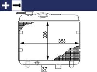 MAHLE CR145000S - Diámetro de salida 1 [mm]: 32<br>Calidad: ALTERNATIVO<br>Diámetro de entrada 1 [mm]: 32<br>Tipo radiador: Aletas refrigeración unidas mecánicamente<br>Restricción de fabricante: VALEO<br>Profundidad de red [mm]: 34<br>Longitud de red [mm]: 310<br>Ancho de red [mm]: 360<br>Material: Aluminio<br>Material: Plástico<br>