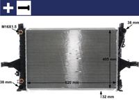 MAHLE CR1547000S - Radiador, refrigeración del motor - BEHR