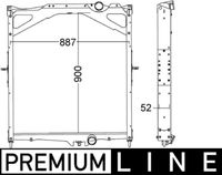 MAHLE CR 1556 000P - Radiador, refrigeración del motor