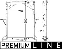 MAHLE CR1557000P - Radiador, refrigeración del motor - BEHR *** PREMIUM LINE ***