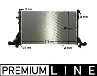 MAHLE CR1770000P - Radiador, refrigeración del motor - BEHR *** PREMIUM LINE ***