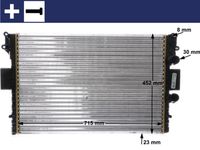 MAHLE CR 2006 000S - Radiador, refrigeración del motor