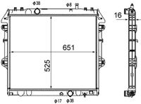 MAHLE CR1867000S - Radiador, refrigeración del motor - BEHR