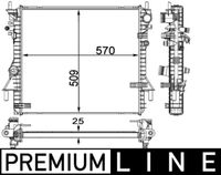 MAHLE CR1937000P - Radiador, refrigeración del motor - BEHR *** PREMIUM LINE ***