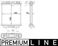 MAHLE CR1966000P - Radiador, refrigeración del motor - BEHR *** PREMIUM LINE ***