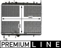 MAHLE CR2014000P - Radiador, refrigeración del motor - BEHR *** PREMIUM LINE ***