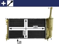 MAHLE CR2010000S - Radiador, refrigeración del motor - BEHR