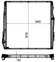 MAHLE CR2093000P - Radiador, refrigeración del motor - BEHR *** PREMIUM LINE ***