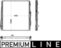 MAHLE CR2094000P - Radiador, refrigeración del motor - BEHR *** PREMIUM LINE ***