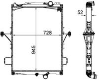 MAHLE CR2096000P - Radiador, refrigeración del motor - BEHR *** PREMIUM LINE ***