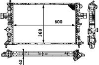 MAHLE CR319000S - Radiador, refrigeración del motor - BEHR