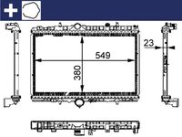 MAHLE CR392000S - Radiador, refrigeración del motor - BEHR