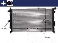 MAHLE CR438000S - Radiador, refrigeración del motor - BEHR