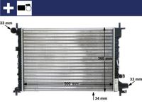 MAHLE CR381000S - Radiador, refrigeración del motor - BEHR