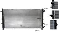 MAHLE CR398000S - Radiador, refrigeración del motor - BEHR