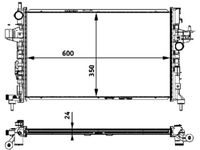 MAHLE CR422000S - Radiador, refrigeración del motor - BEHR