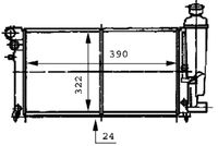 MAHLE CR469000S - Tipo radiador: Aletas refrigeración unidas mecánicamente<br>Longitud de red [mm]: 530<br>Ancho de red [mm]: 297<br>Profundidad de red [mm]: 24<br>Material depósitos de agua (radiador): Plástico<br>Se requiere adicionalmente artículo Nº: 8MY 376 779-021<br>Artículo complementario / información complementaria 2: con tornillo<br>Equipamiento de vehículo: para vehículos con climatizador<br>Clase de caja de cambios: Caja de cambios manual<br>h embalaje [cm]: 13,50<br>Peso neto [g]: 3025<br>Ancho de embalaje [cm]: 47,00<br>long. de embalaje [cm]: 78,0<br>