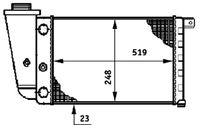 MAHLE CR617000S - Radiador, refrigeración del motor - BEHR