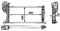 MAHLE CR667000S - Radiador, refrigeración del motor - BEHR