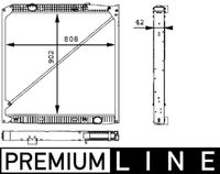 MAHLE CR669000P - Radiador, refrigeración del motor - BEHR *** PREMIUM LINE ***