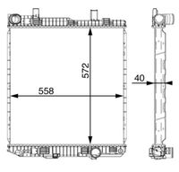 MAHLE CR674000S - Radiador, refrigeración del motor - BEHR