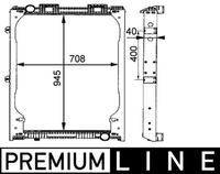 MAHLE CR685000P - Radiador, refrigeración del motor - BEHR *** PREMIUM LINE ***