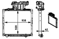 MAHLE CR701000P - Radiador, refrigeración del motor - BEHR *** PREMIUM LINE ***