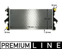 MAHLE CR881000P - Radiador, refrigeración del motor - BEHR *** PREMIUM LINE ***