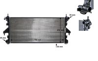 MAHLE CR886000S - Radiador, refrigeración del motor - BEHR