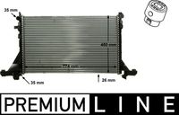 MAHLE CR866000P - Radiador, refrigeración del motor - BEHR *** PREMIUM LINE ***