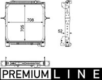 MAHLE CR894000P - Radiador, refrigeración del motor - BEHR *** PREMIUM LINE ***