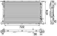 MAHLE CR912000S - Radiador, refrigeración del motor - BEHR