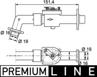 MAHLE CV6000P - Válvula de control de refrigerante - BEHR *** PREMIUM LINE ***