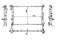 MAHLE CR1664000S - Radiador, refrigeración del motor - BEHR