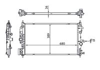 MAHLE CR1697000S - Radiador, refrigeración del motor - BEHR