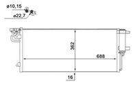 MAHLE AC103000S - Condensador, aire acondicionado - BEHR