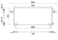 MAHLE AC282000S - Condensador, aire acondicionado - BEHR