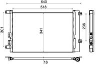 MAHLE AC401000S - Condensador, aire acondicionado - BEHR