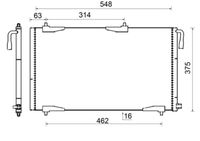 MAHLE AC501000S - Condensador, aire acondicionado - BEHR