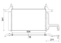 MAHLE AC790000S - Condensador, aire acondicionado - BEHR