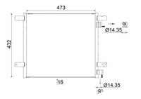 MAHLE AC950000S - Condensador, aire acondicionado - BEHR